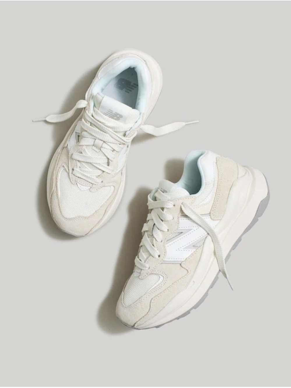 New Balance 57/40 chunky neutral sneaker sea salt